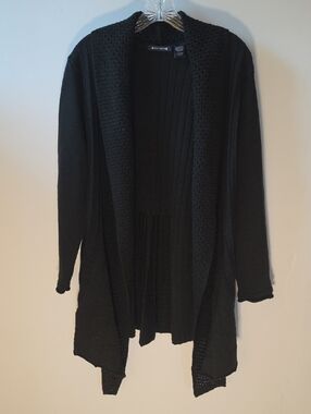 Architect Black Open-Front Women's Cardigan